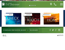 Tablet Screenshot of onegreenwayboston.com